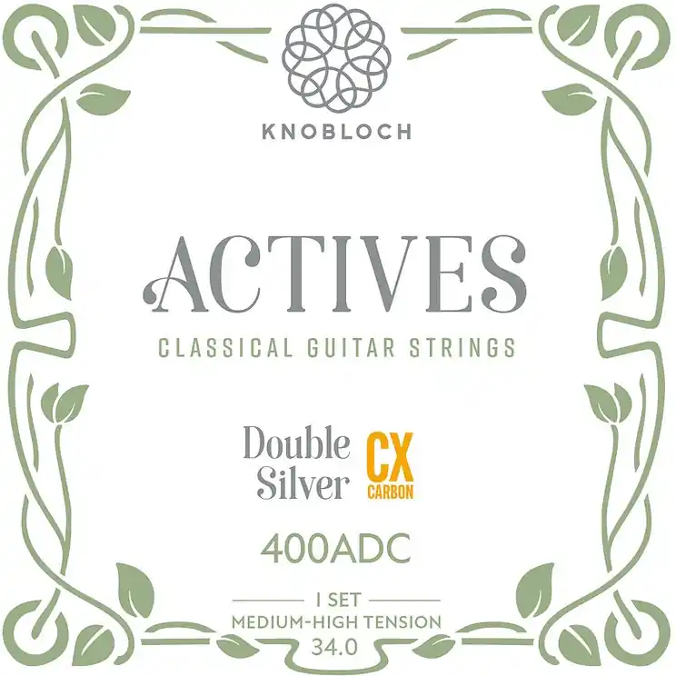 KNOBLOCH ACTIVES Double Silver CX Carbon Medium-High Tension 34.0 Nakupujte Hned