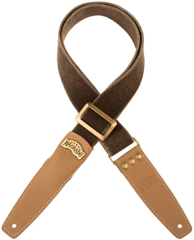 Hit Sezóny MAGRABÒ Stripe SS Cotton Washed Brown / Cappuccino 5 cm