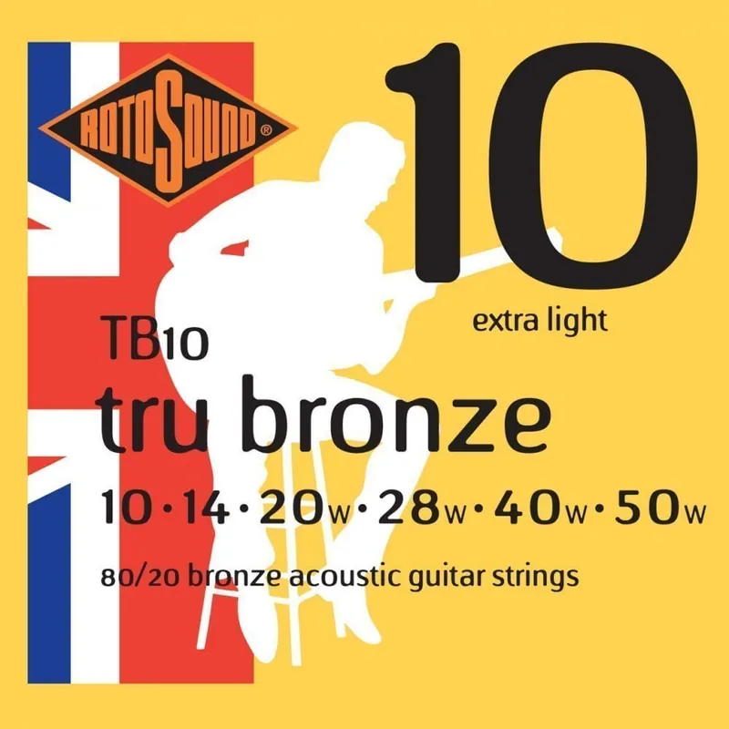 Novinka Rotosound TB10 Struny pro akustickou kytaru