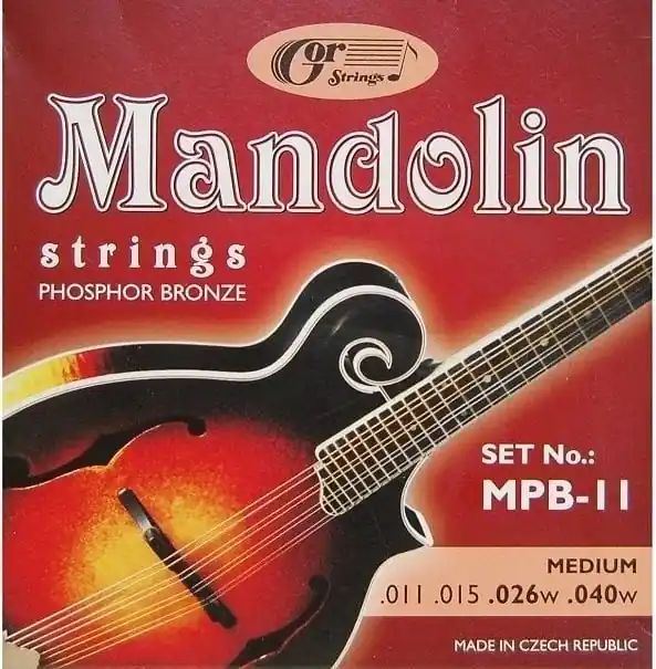 Gorstrings MPB-11 Mandolin Sada strun na mandolínu Originální