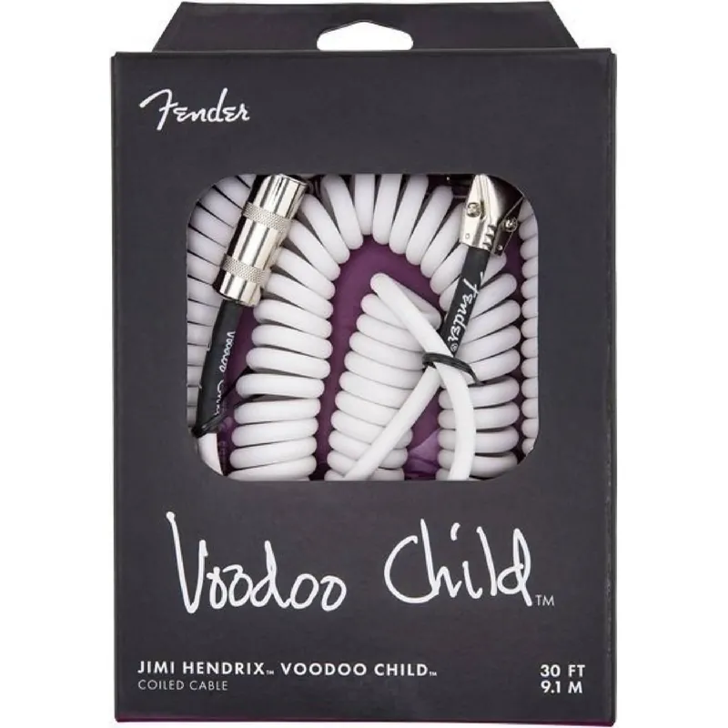 Fender Hendrix Voodoo Child Cable White Vysoce Kvalitní