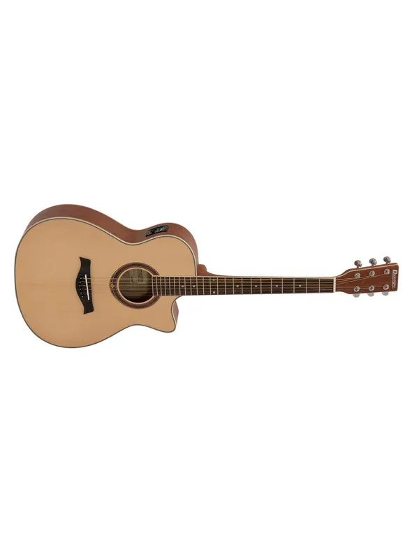 Rychlé Dodání Dimavery AW-420, elektroakustická kytara typu Dreadnought, přírodní