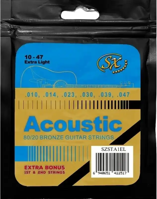 SX SZSTA1EL Extra Light Struny pro akustickou kytaru Koupit Online