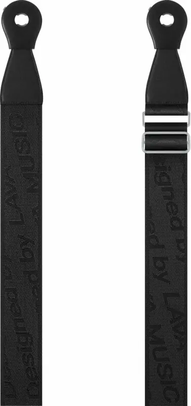 Lava Music Ideal Strap 2 Woven Black Kytarový pás Značkový