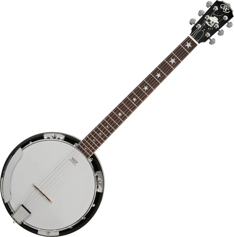 SX BJ456VS Vintage Sunburst Banjo Autentický