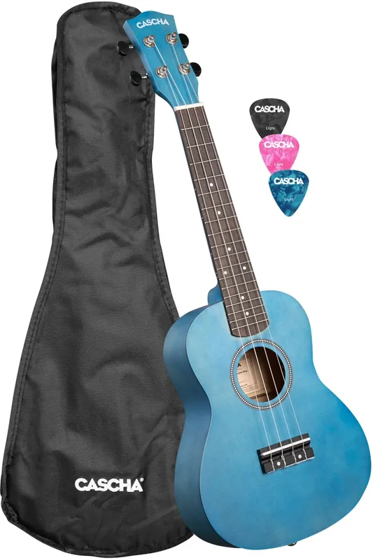 Cascha CUC103 Linden Blue Koncertní ukulele Speciální Cena