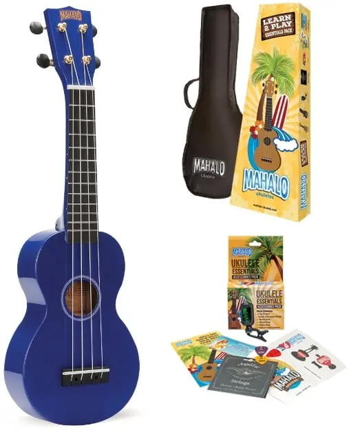 Mahalo MR1BUK Blue Sopránové ukulele Přímo Od Výrobce