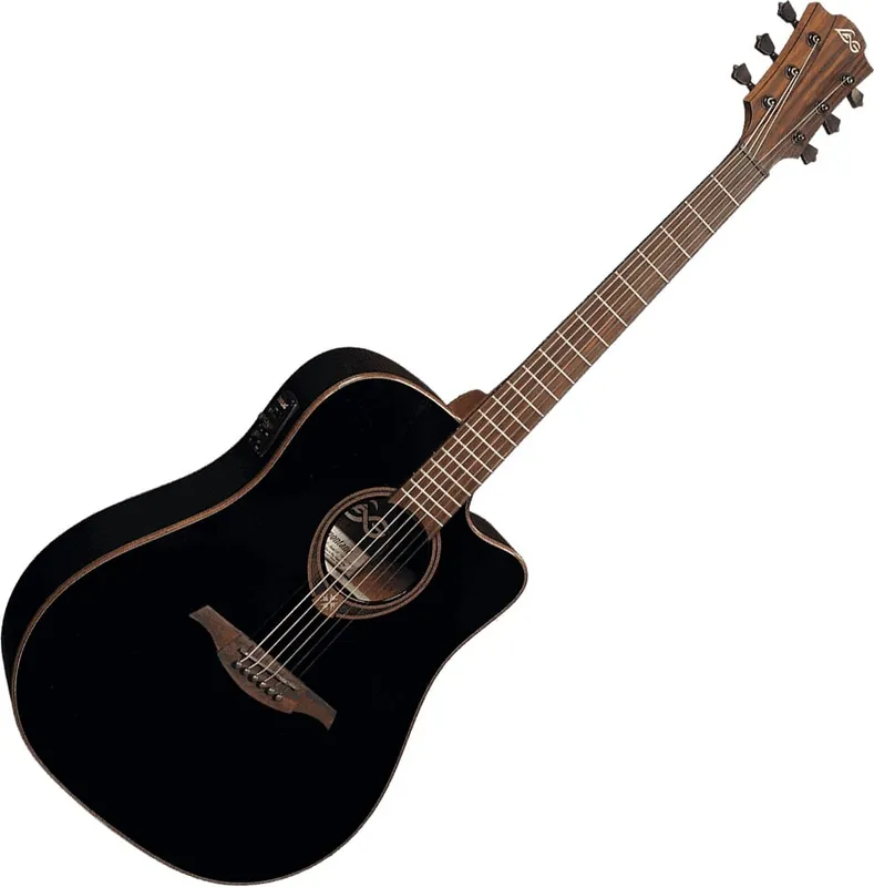 LAG Tramontane 118 T118DCE Black Elektroakustická kytara Dreadnought Speciální Cena