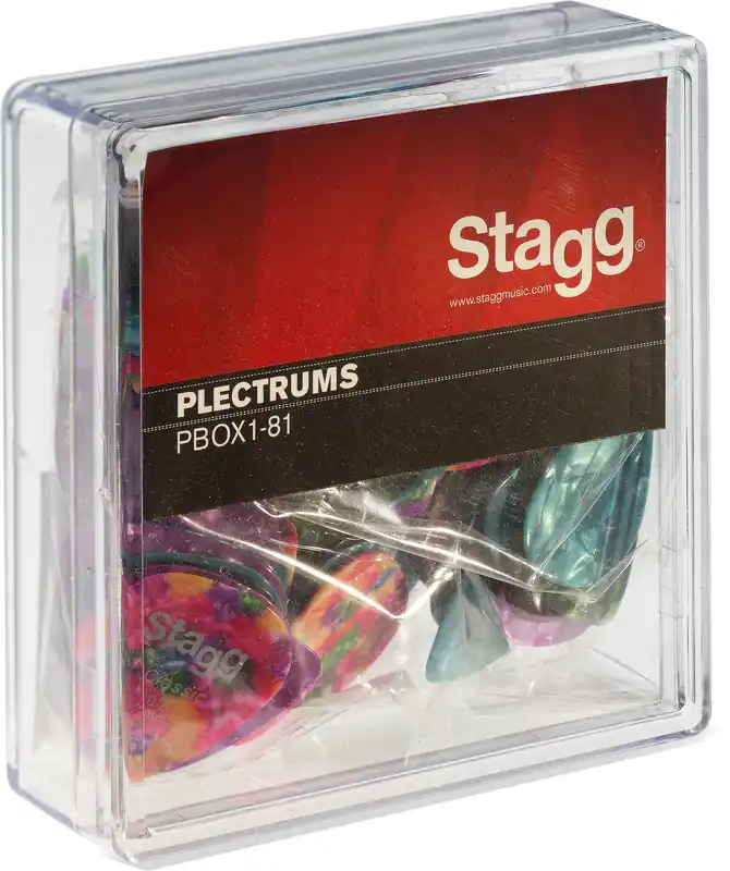 Stagg PBOX1-81, krabice trsátek 100 ks, 0,81 mm Zlevněný