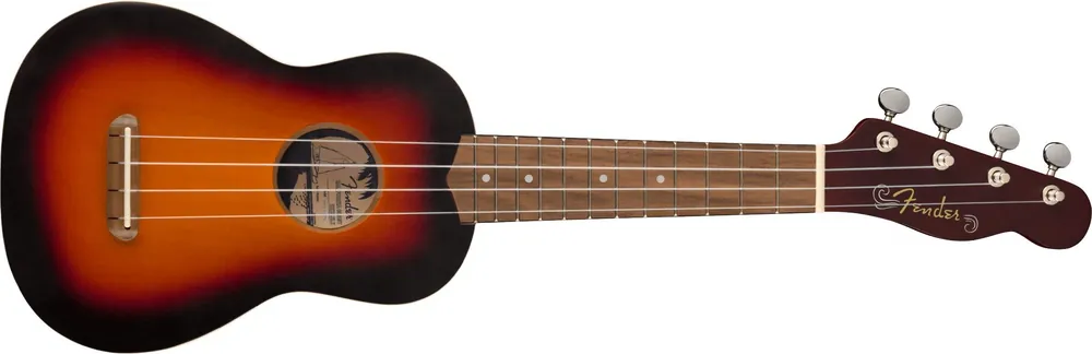 Nová Kolekce Fender Venice Soprano Uke, 2TS WN