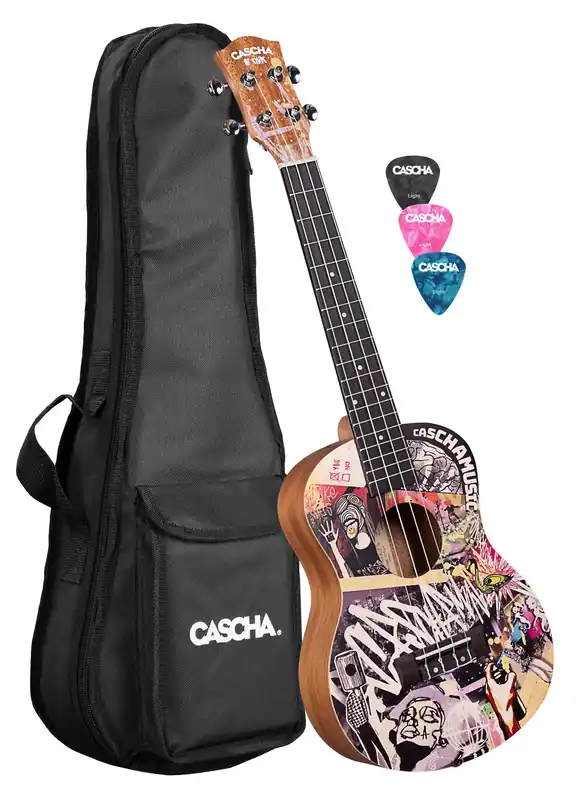 Cascha HH 2608 Art Series Urban Tenorové ukulele Časově Omezené