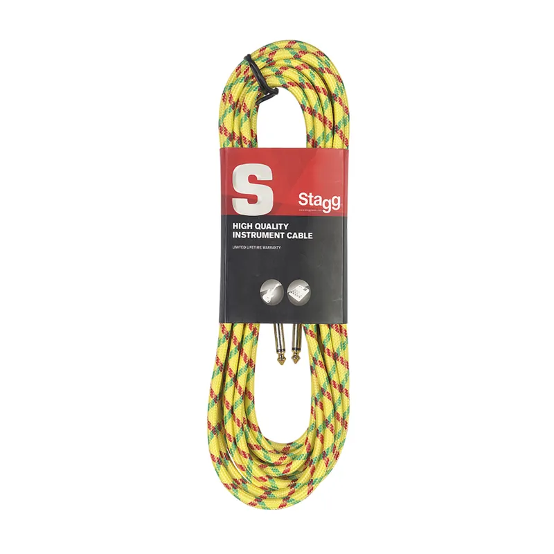 Objednat Nyní Stagg SGC3VT YL, nástrojový kabel Jack/Jack, 3 m, žlutý