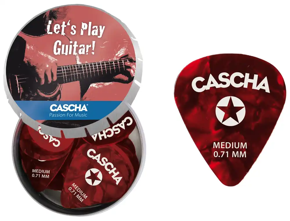 Cascha Guitar Pick Set Box Medium Trsátko Dokud Zásoby Vydrží