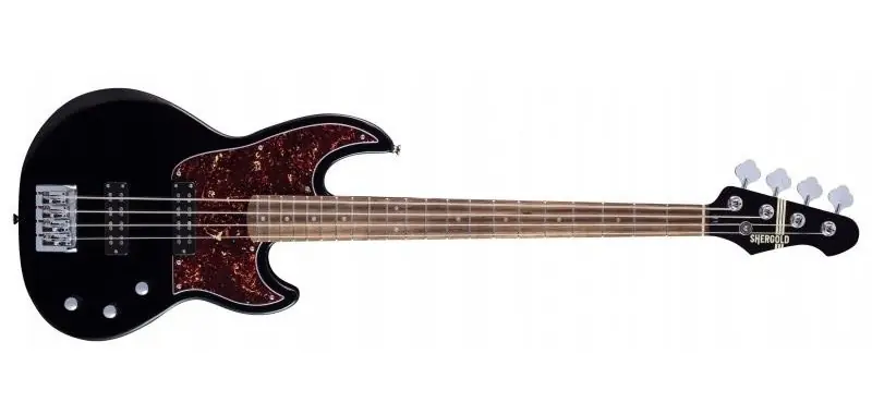 Shergold Libertine Standard Bass SBL15 Solid Black Časově Omezené