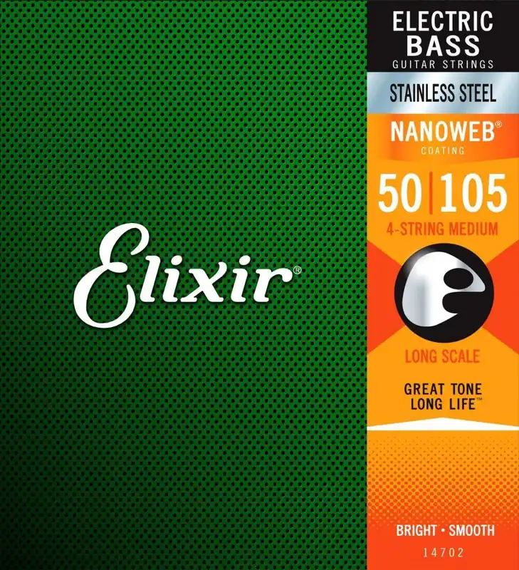 Elixir 14702 Medium, Long Scale 50/105 Originální