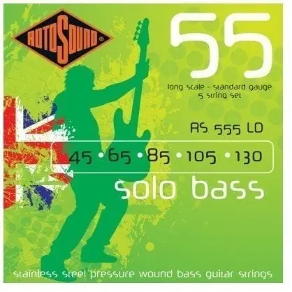 Autentický Rotosound RS 555 LD Struny pro 5-strunnou baskytaru