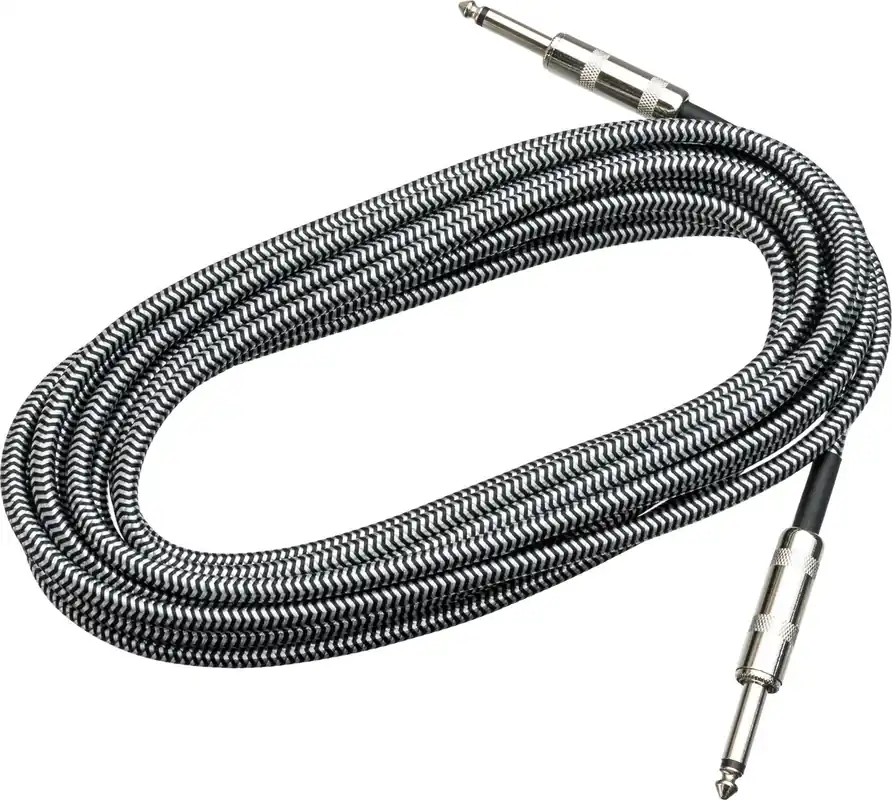 Revoltage VIC0603 Vintage Black 6 m Rovný - Rovný Nástrojový kabel Finální Výprodej