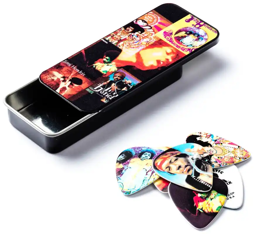 Akční Cena DUNLOP Jimi Hendrix Pick Tin Frontline JHPT08H