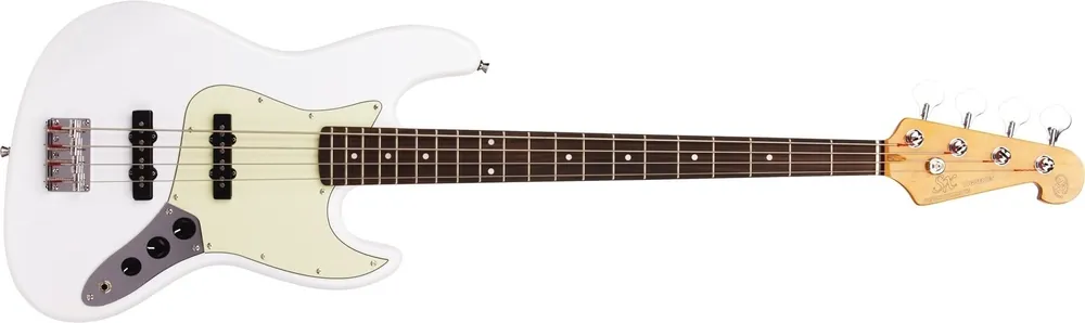 SX SJB62 Olympic White Elektrická baskytara Ověřený