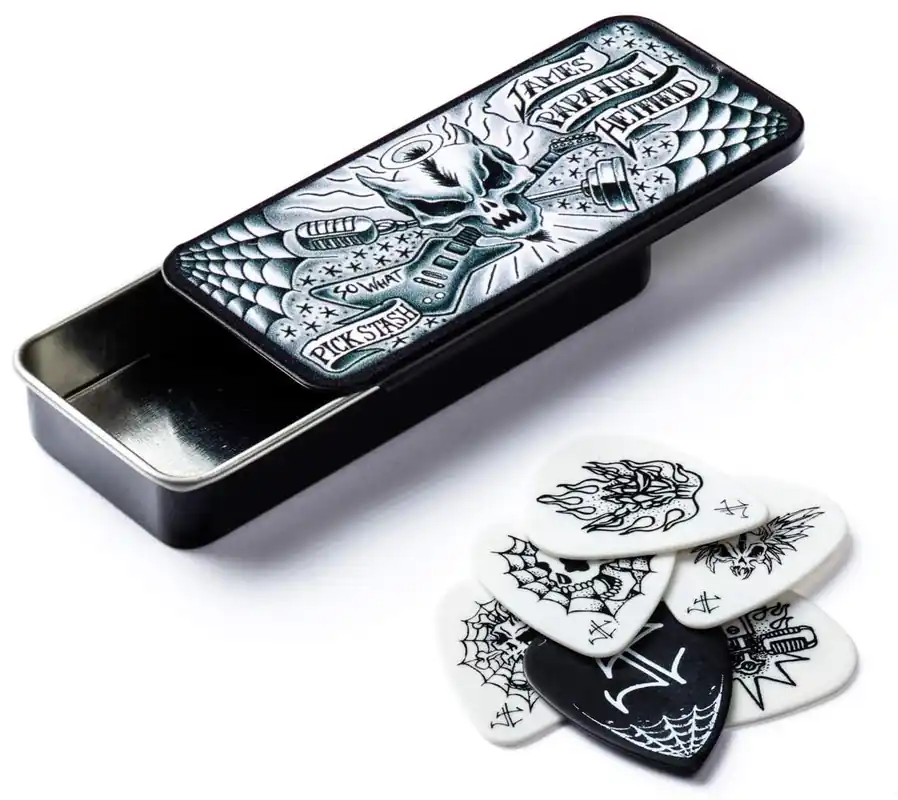 Dunlop James Hetfield Pick Tin JPH01T088 Sezónní Sleva