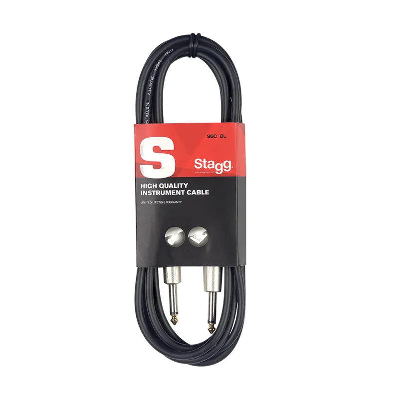 Stagg SGC1,5DL, kabel JACK/JACK, 1,5 m Přímo Od Výrobce
