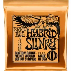 Originální ERNIE BALL P02222 Hybrid Slinky 9-46