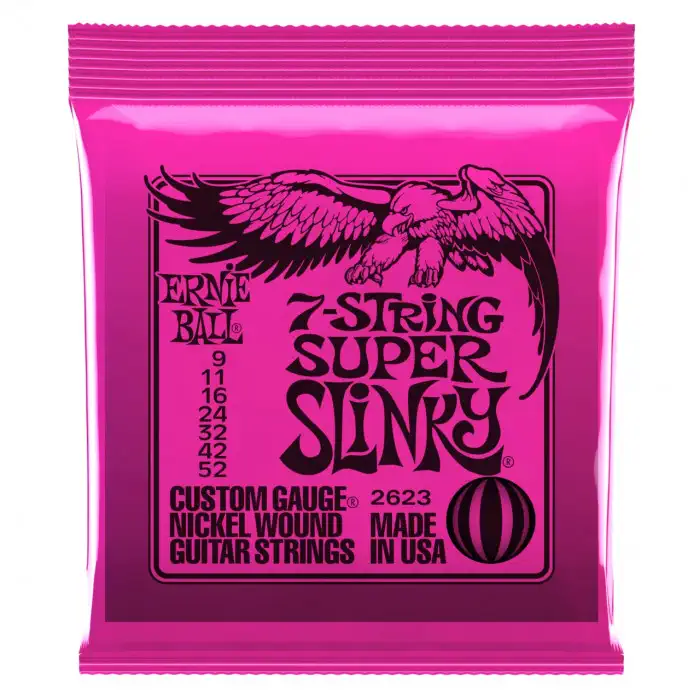 Poslední Šance ERNIE BALL P02623 7-String Super Slinky 9-52