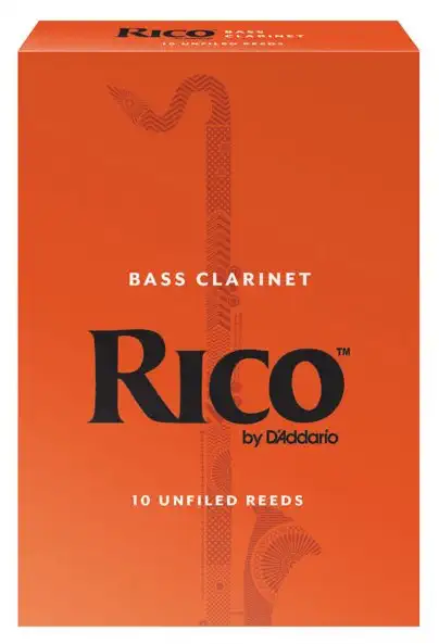 Značkový RICO REA1035 - Bass Clarinet Reeds 3.5 - 10 Box