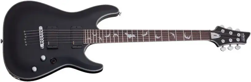 Speciální Cena SCHECTER Damien Platinum 6, Rosewood Fingerboard - Satin Black