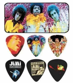 DUNLOP JHPT01M Jimi Hendrix Pick Tin Are You Experienced Nízká Cena