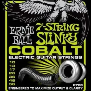 Odeslání Ihned ERNIE BALL P02728 Cobalt 7-string Slinky - .010 - .056