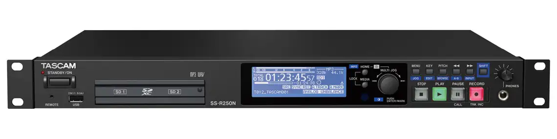 TASCAM SS-R250N Sleva
