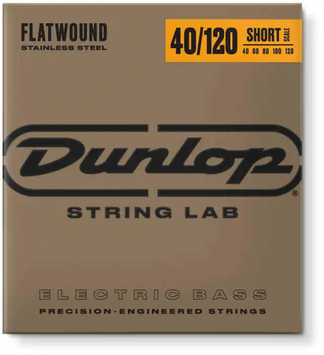 Vysoce Kvalitní DUNLOP DBFS40120S Flatwound Bass 40-120