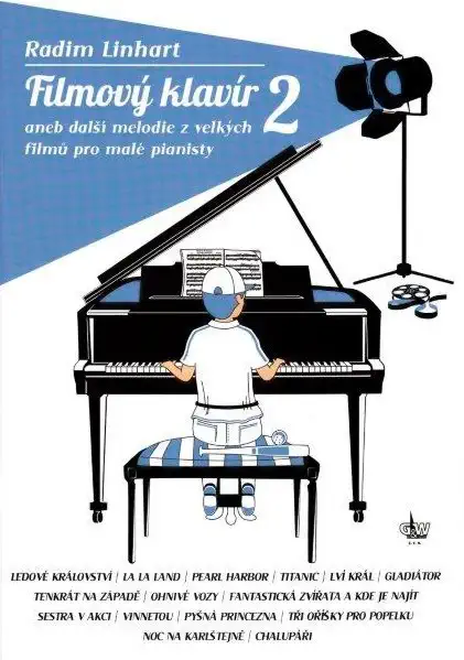 Aktuální PUBLIKACE Filmový klavír aneb melodie z velkých filmů pro malé pianisty 2 - Radim Linhart