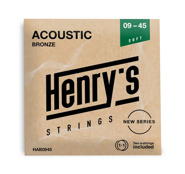 HENRY’S HAB0945 Acoustic Bronze - 009“ - 045“ Akce