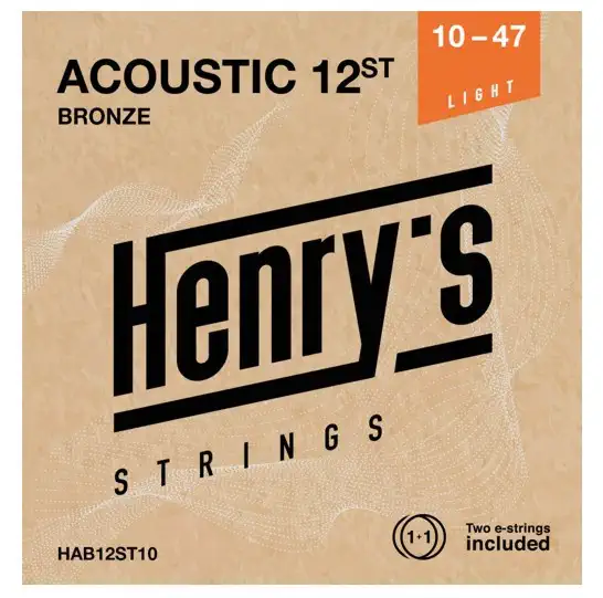 Vrácení Zdarma HENRY’S HAB12ST10 Acoustic Bronze - 010“ - 047“