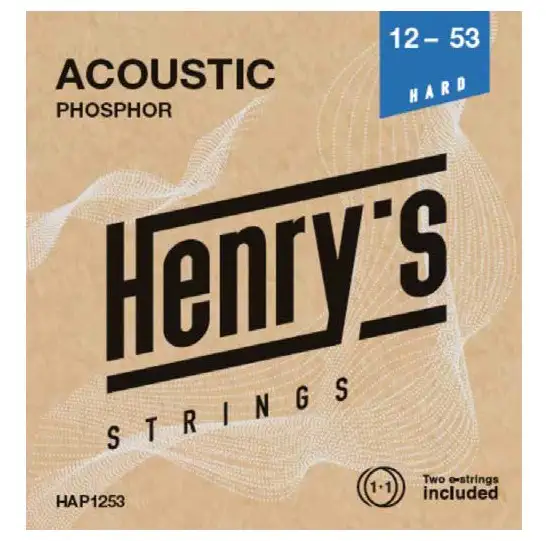 Horká Nabídka HENRY’S HAP1253 Acoustic Phosphor - 012“ - 053“
